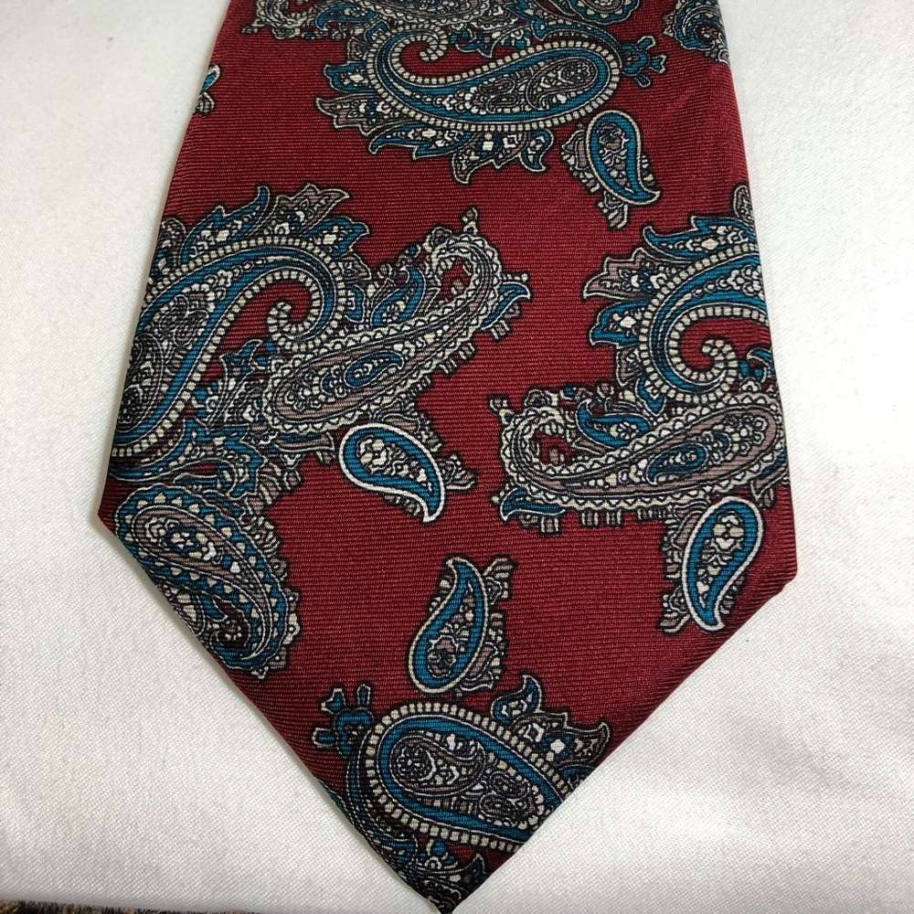 Christian Dior Paisley Print All Silk Tie